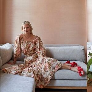 Laramie Multi Floral Tiered Skirt